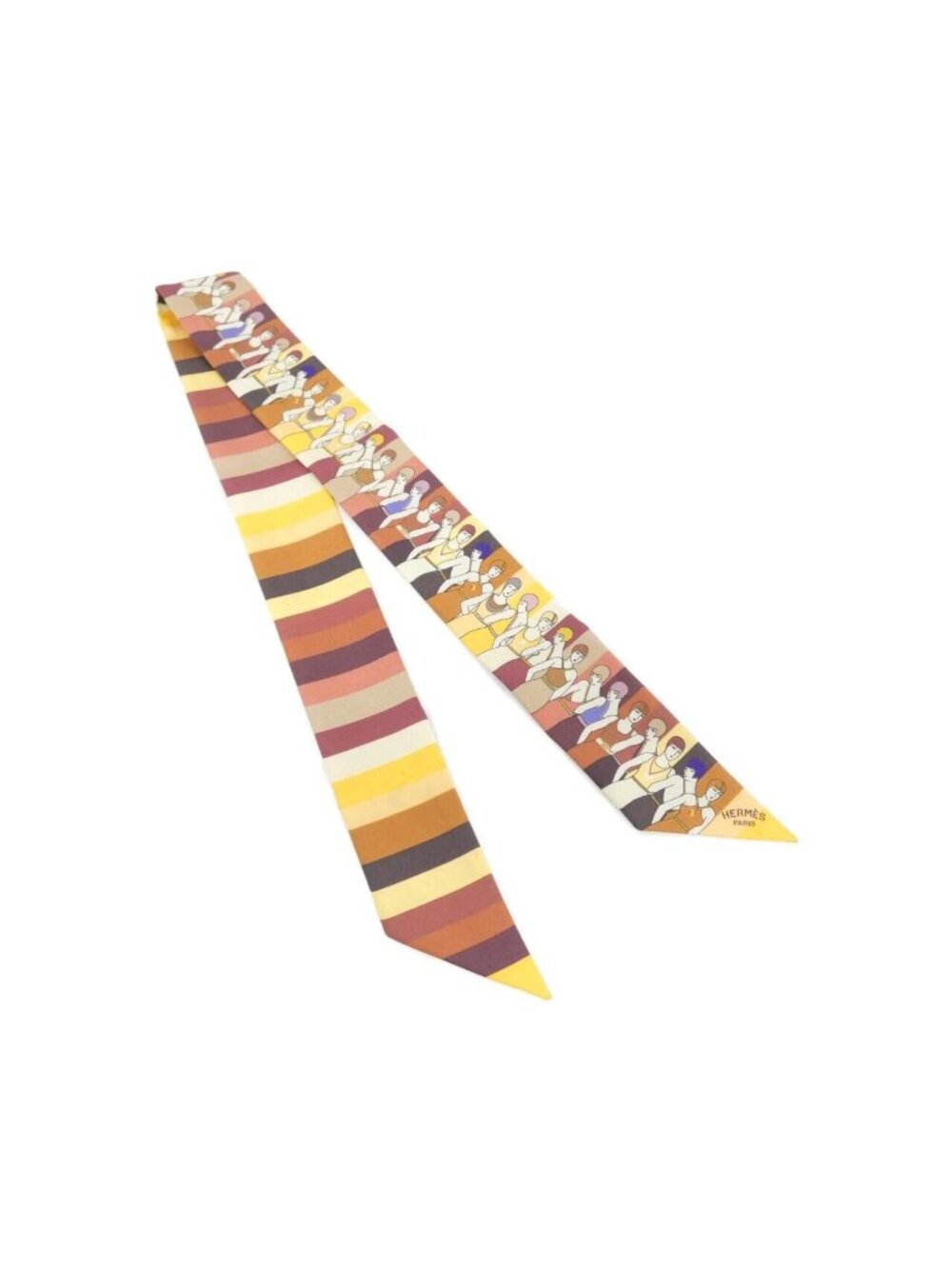 Hermes les Baigneuses Twilly Scarf